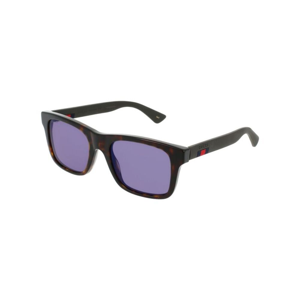 Gucci Square-Frame Acetate Sunglasses Brown Mens - Picture 2 of 5